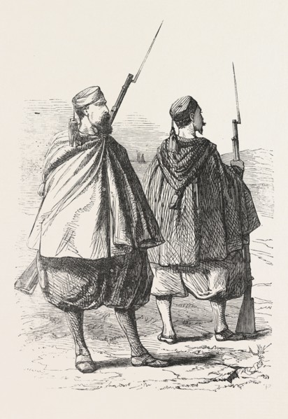 ZOUAVES, 1854