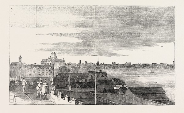 VIEW OF LONDON FROM THE ROOF OF ARUNDEL HOUSE, UK, 1646