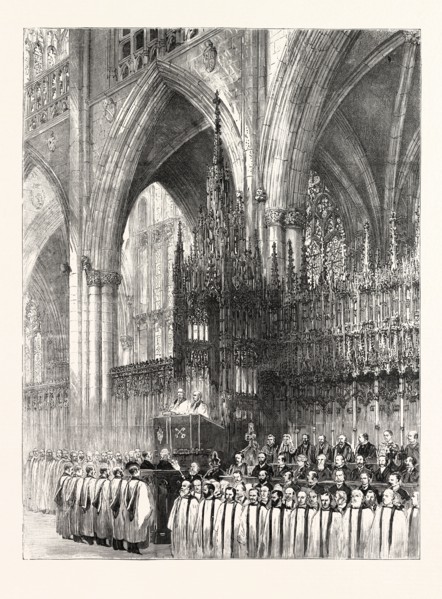 THE INSTALLATION BY THE DEAN AND CHAPTER IN YORK MINSTER: THE ENTHRONISATION OF THE NEW ARCHBISHOP