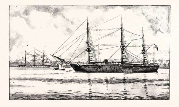 THE TURKISH FRIGATE ERTOGRUL LOST OFF THE COAST OF JAPAN