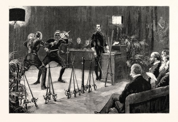 THE STORY OF SWORDSMANSHIP, BY CAPTAIN EGERTON CASTLE, AT THE LYCEUM THEATRE: CAPTAIN A. HUTTON AND