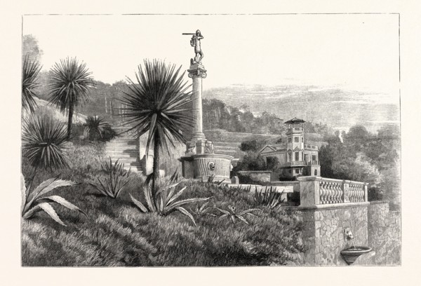 THE QUEEN'S VISIT TO THE SOUTH OF FRANCE: MONUMENT TO THE LATE DUKE OF ALBANY IN THE GROUNDS OF THE
