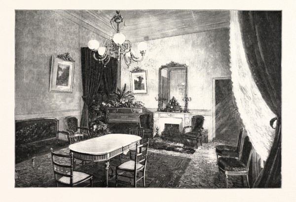 THE QUEEN'S VISIT TO GRASSE, THE ROYAL APARTMENTS IN THE GRAND HOTEL: HER MAJESTY'S DRAWING ROOM,