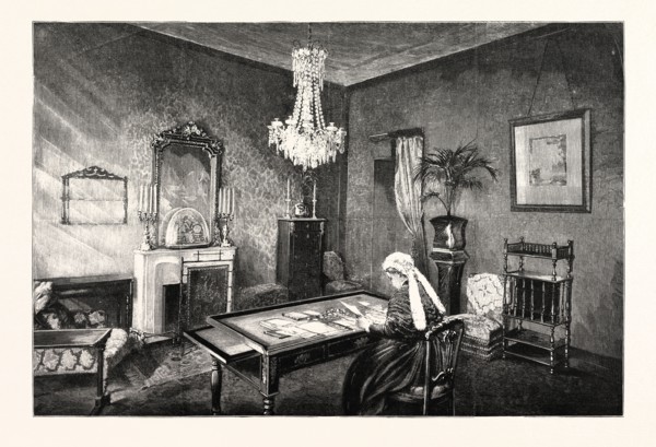 THE QUEEN'S VISIT TO GRASSE, THE ROYAL APARTMENTS IN THE GRAND HOTEL: HER MAJESTY'S PRIVATE SITTING