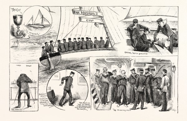 WITH THE CHANNEL SQUADRON: THE RACE FOR THE ADMIRAL'S CUP