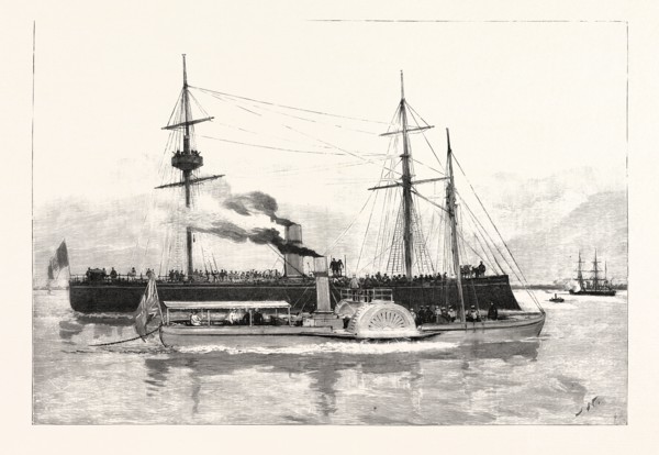 THE PORTUGUESE ATTACK ON THE BRITISH AT BEIRA, EAST AFRICA: One minute after the Tamega fired the