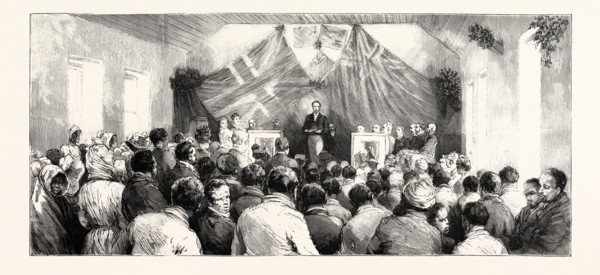 A PRESENT FROM THE QUEEN TO THE LEPERS OF ROBBEN ISLAND, THE PRESENTATION OF HER MAJESTY'S PORTRAIT