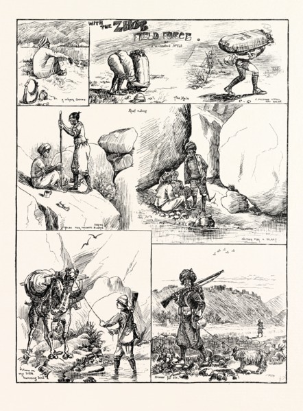 LEAVES FROM AN OFFICER'S SKETCH BOOK DURING THE ZHOB VALLEY EXPEDITION