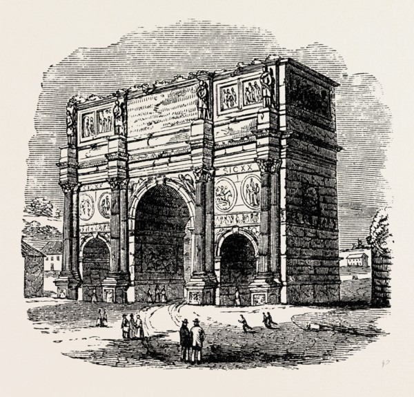 ARCH OF CONSTANTINE. Rome, Italy