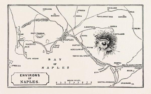MAP OF ENVIRONS OF NAPLES