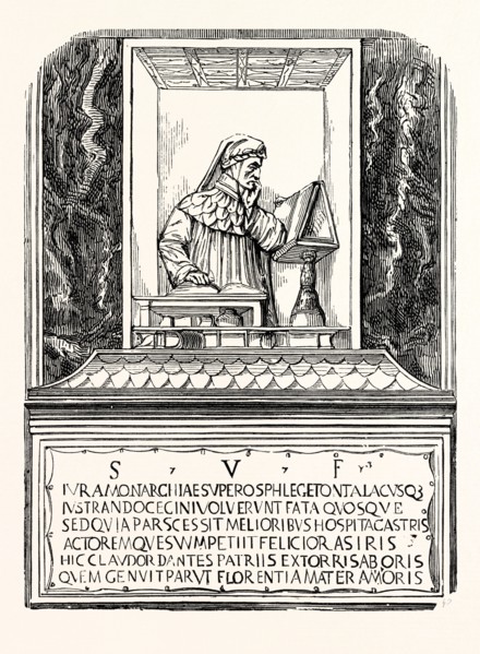 TOMB OF DANTE AT RAVENNA.