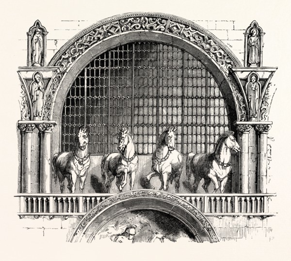 THE BRONZE HORSES OF ST. MARK, VENICE