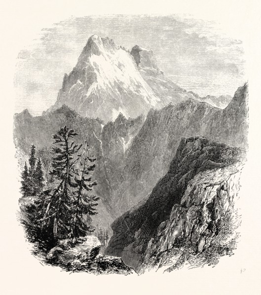 MONTE VISO, FROM THE HEAD OF THE VAL PELLICE.