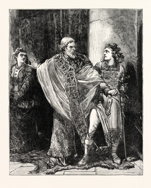 DUNSTAN DRAGGING EDWY FROM THE PRESENCE OF ELGIVA