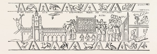 INCIDENTS COPIED FROM THE BAYEUX TAPESTRY.