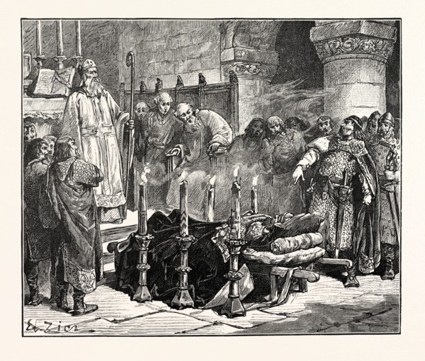 FITZ-ARTHUR FORBIDDING THE BURIAL OF WILLIAM