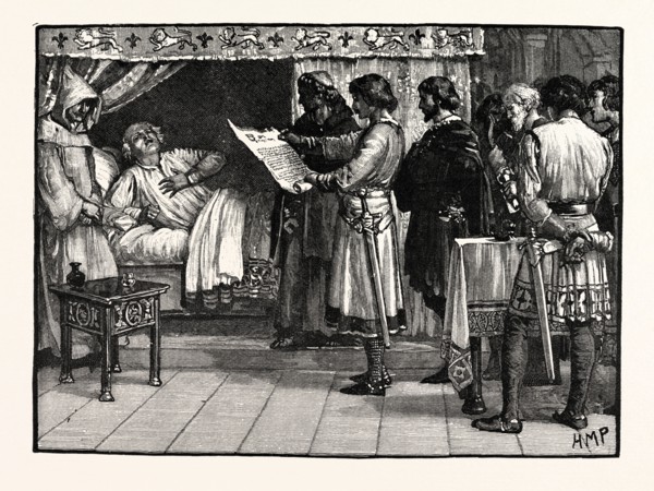 HENRY RECEIVING THE NEWS OF JOHN'S TREACHERY