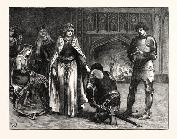 PRINCE EDWARD INTRODUCING ADAM GOURDON TO THE QUEEN