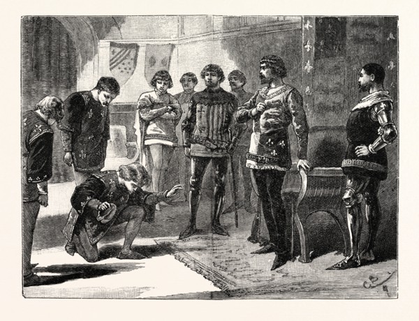 THE BLACK PRINCE AND THE FRENCH KING'S HERALDS