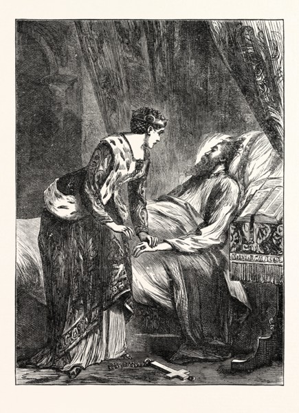 ALICE PERRERS AT THE DEATHBED OF EDWARD III.