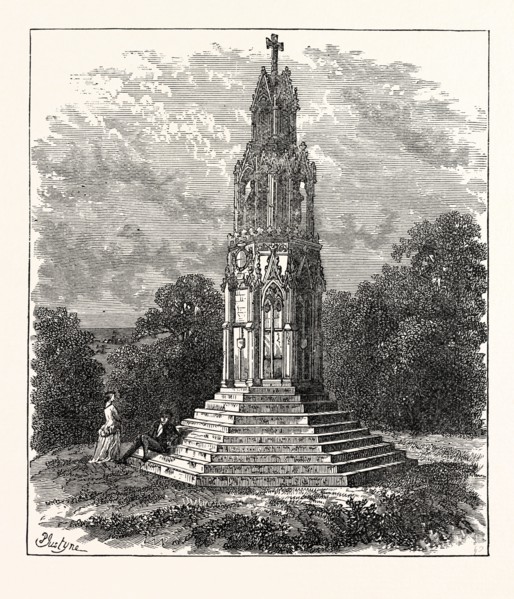 QUEEN ELEANOR'S CROSS, NORTHAMPTON.