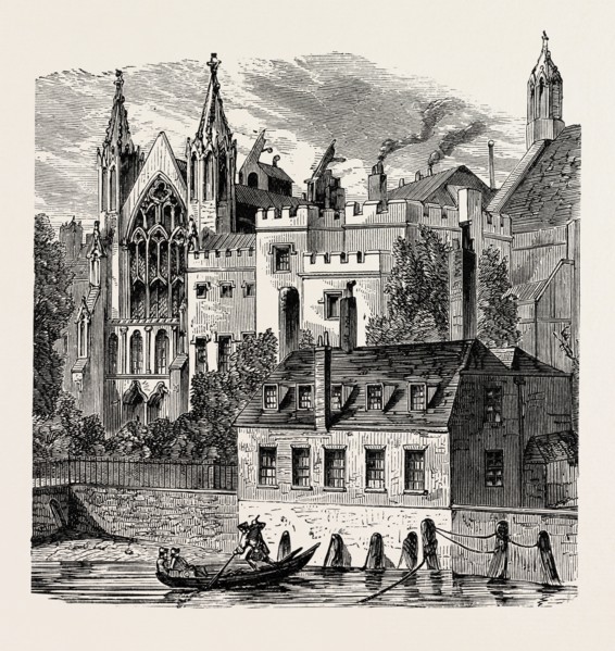 RIVER FRONT OF THE OLD HOUSE OF PEERS.