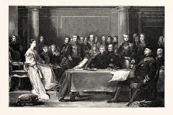 QUEEN VICTORIA'S FIRST COUNCIL.