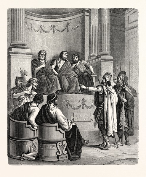 EASTERN KINGS INVOKING THE JUDGMENT OF THE ROMAN STATE.