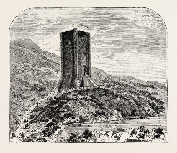 KEEP, OR STRONGHOLD, OF THE ELEVENTH CENTURY.