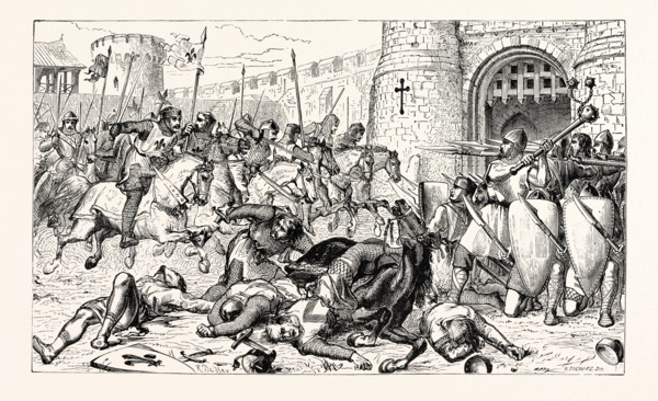 ATTACK AND DEFENCE OF A CASTLE, 12TH CENTURY