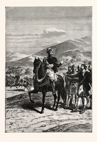 BRUCE ON THE FIELD OF BANNOCKBURN.