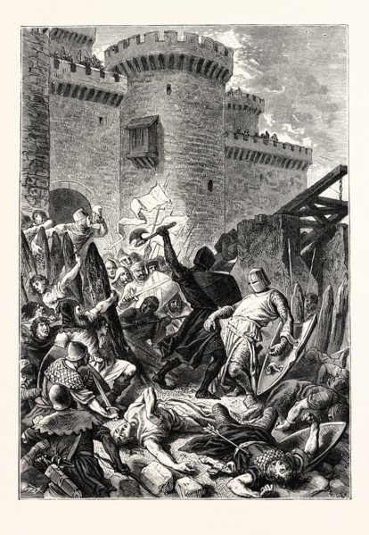 BORDER WARFARE, ATTACK OF A CASTLE.