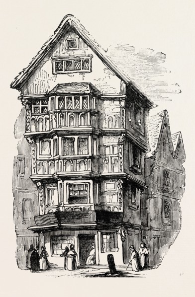 FIFTEENTH CENTURY HOUSE, FLEET STREET, LONDON