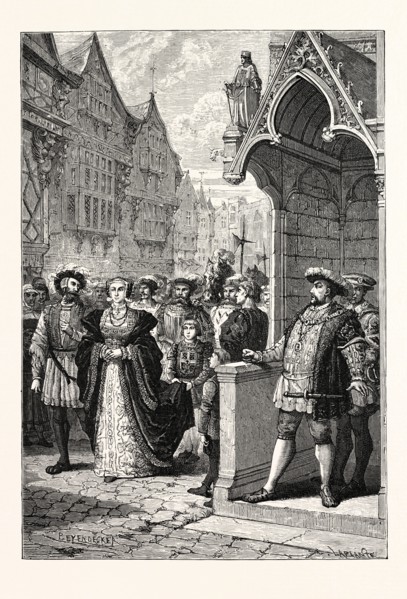 HENRY VIII. SEES ANNE OF CLEVES FOR THE FIRST TIME.
