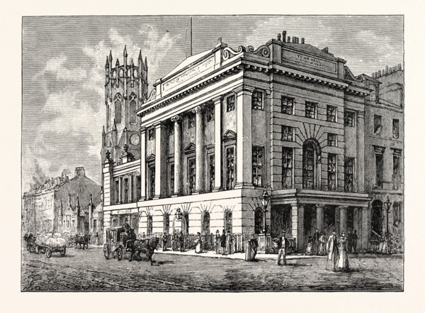 EDINBURGH: THE TOWN HALL AND ST. JOHN'S ESTABLISHED CHURCH, LEITH