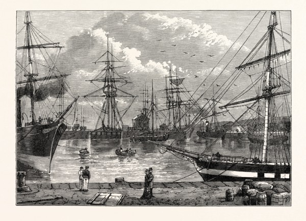THE EDINBURGH DOCK, LEITH.