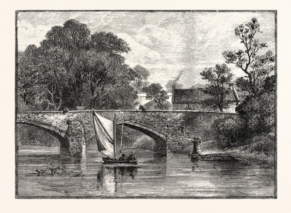 EDINBURGH: THE "TWA BRIGS," CRAMOND