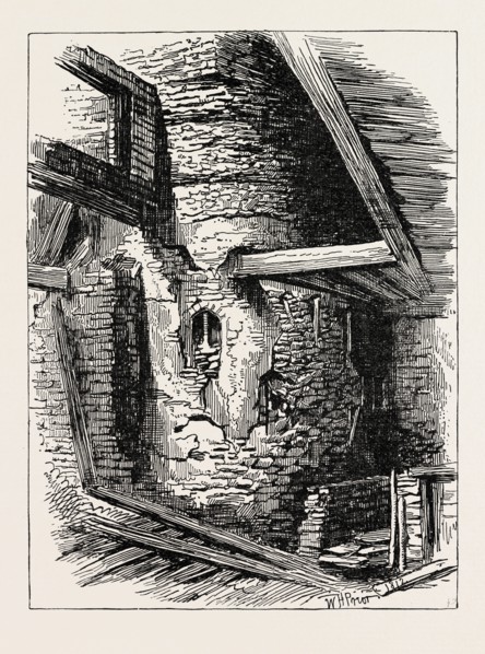 PART OF OLD LONDON WALL NEAR FALCON SQUARE, 1870