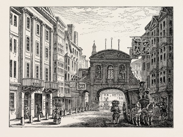 OLD TEMPLE BAR AND THE DEVIL TAVERN, LONDON