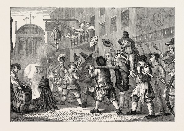 ROASTING THE RUMPS IN FLEET STREET, LONDON