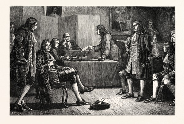 A MEETING OF THE ROYAL SOCIETY IN CRANE COURT, LONDON