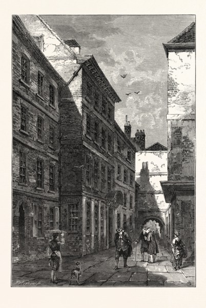 DR. JOHNSON'S HOUSE IN THE TEMPLE, 1780, LONDON