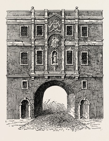 OLD LUDGATE, FROM A PRINT PUBLISHED ABOUT 1750, LONDON