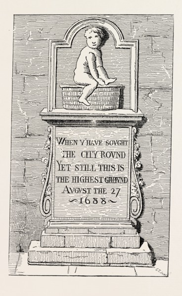 THE FIGURE IN PANYER ALLEY, LONDON