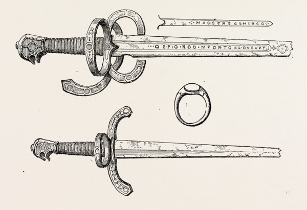 SWORD, DAGGER, AND RING OF KING JAMES IV. OF SCOTLAND