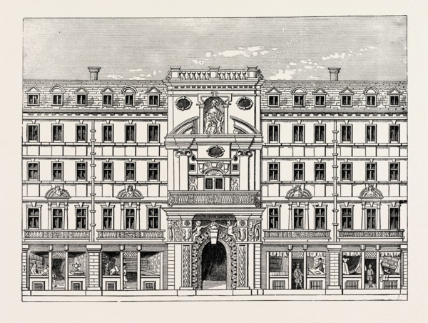 MERCERS' CHAPEL, AS REBUILT AFTER THE FIRE, LONDON
