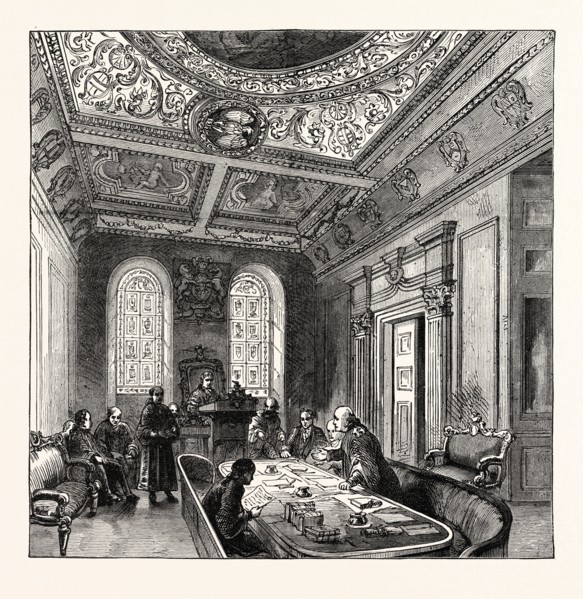 THE OLD COURT OF ALDERMEN, GUILDHALL, LONDON