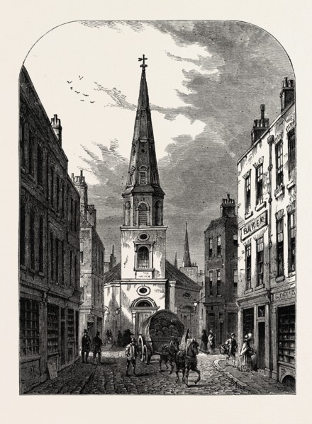 ST. ANTHOLIN'S CHURCH, WATLING STREET, 1868, LONDON