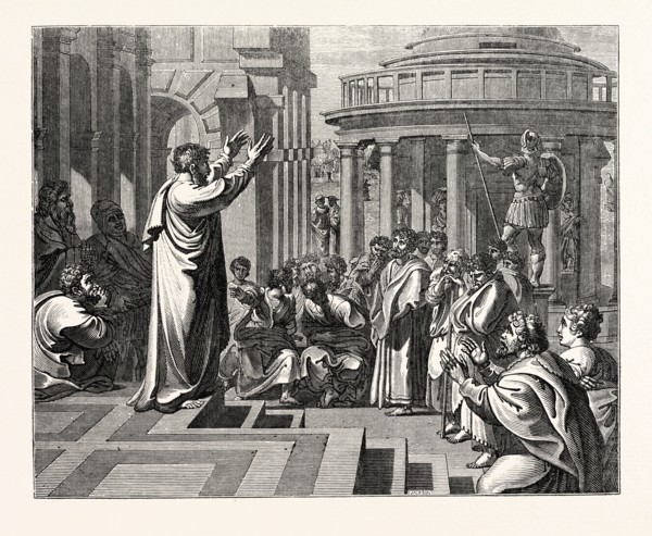 PAUL PREACHING AT ATHENS