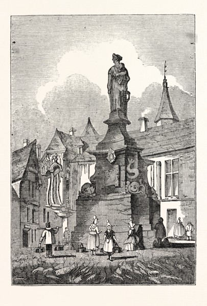 Statue of the Maid of Orleans at Rouen, France